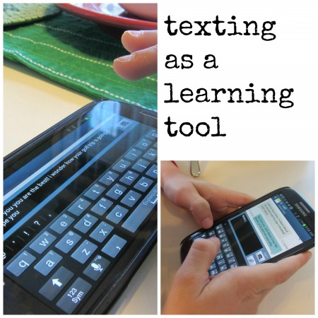 texting as a learning tool