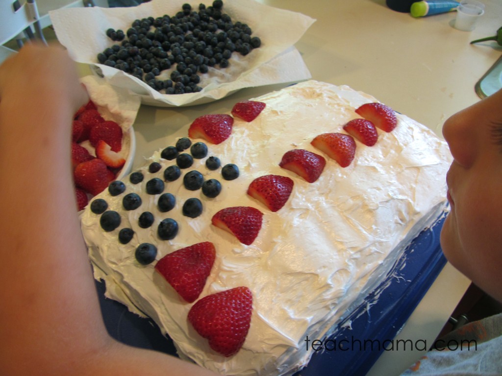 july 4 flag cake