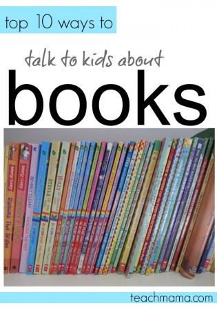 talk to kids about books