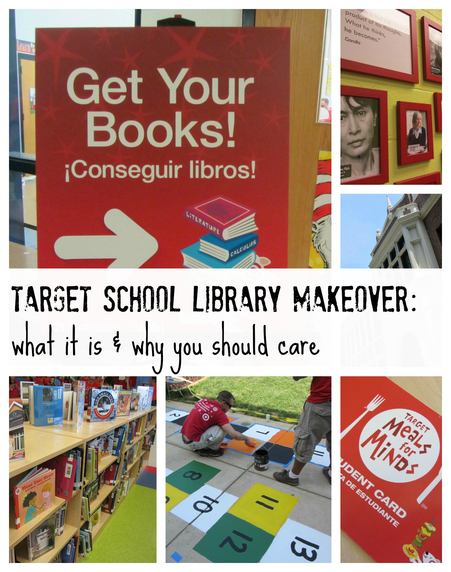 target school library makeover