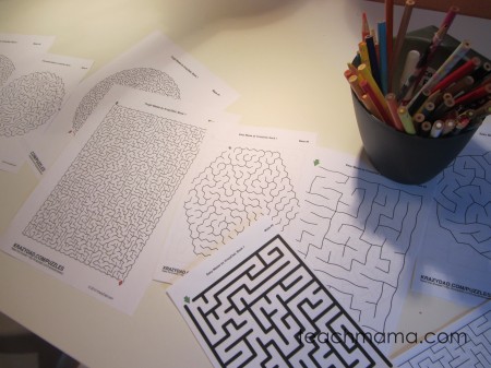 tabletop surprises mazes