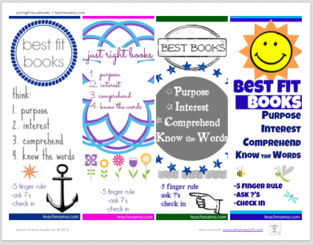 best fit bookmarks | teachmama.com