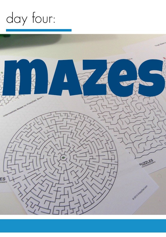 tabletop surprises mazes
