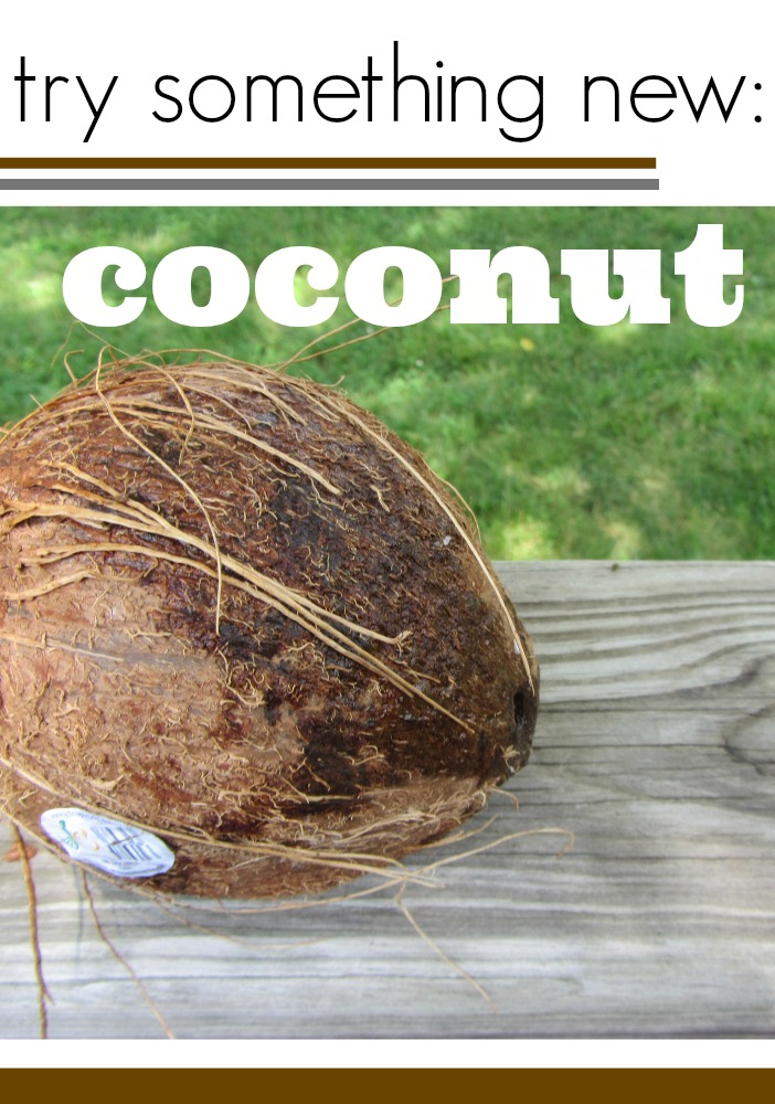 try something new coconut