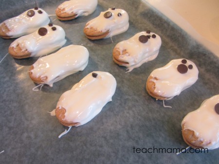 spooky halloween cookies collage