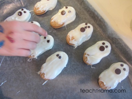 spooky halloween cookies collage