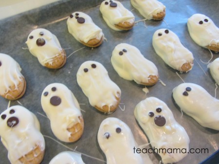 spooky halloween cookies collage
