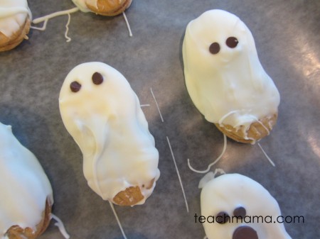 spooky halloween cookies collage