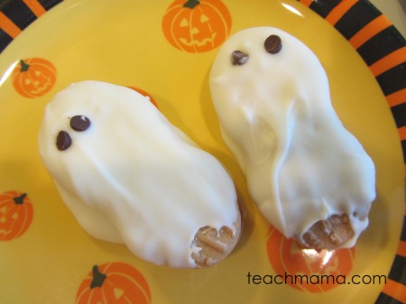 halloween cookie ghosts