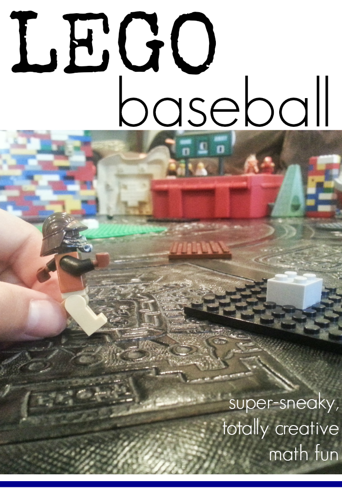 lego baseball | sneaky, creative math fun