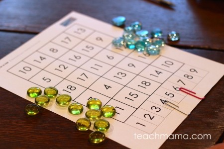 4 sums in a row: quick & easy math game | super summertime game for pool bags or car rides from teachmama.com