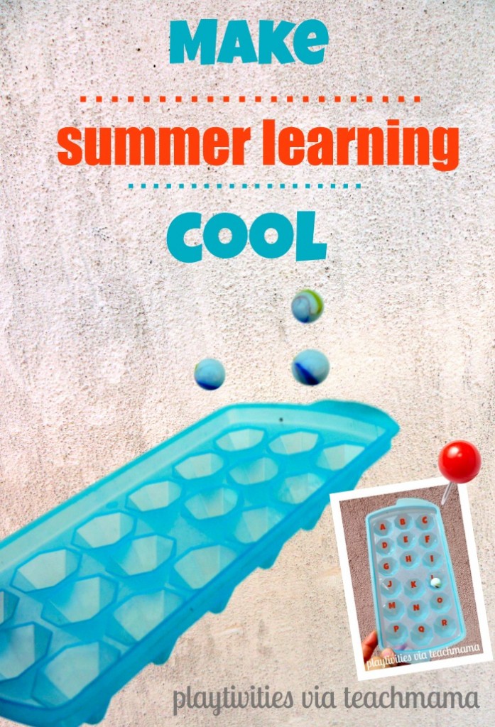 play with letters or numbers: cool summer learning for kids | birute from @playtivities guest posting on teachmama.com