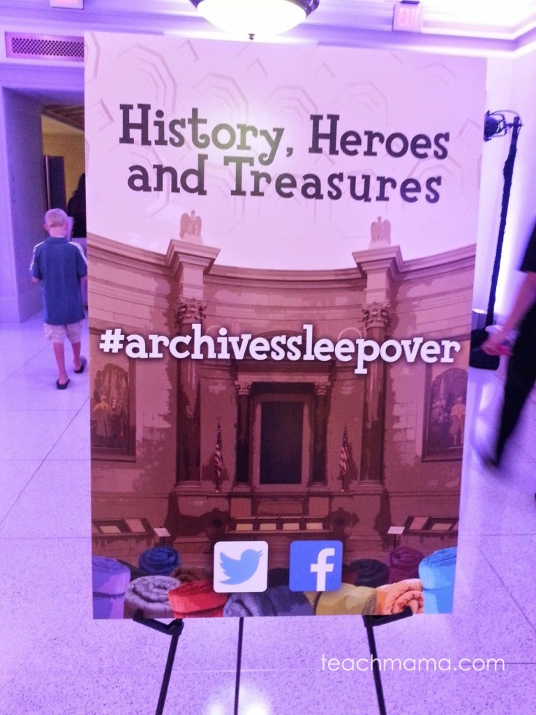 national archives sleepover | teachmama.com
