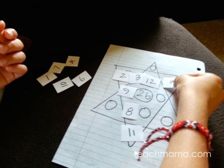 26 triangles: tricky, fun math game