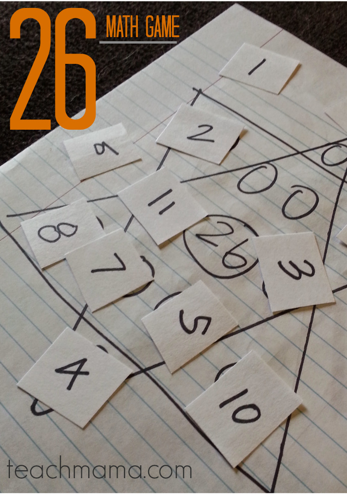 26 triangles: tricky, fun math game