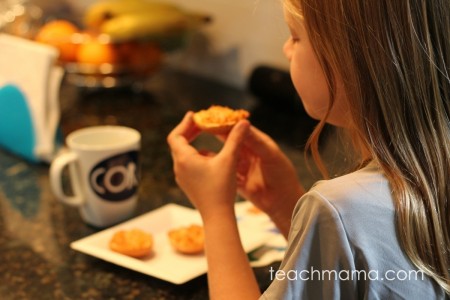 quick, kid-friendly after school snack: Bagel Bites | teachmama.com