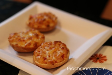 quick, kid-friendly after school snack: Bagel Bites | teachmama.com
