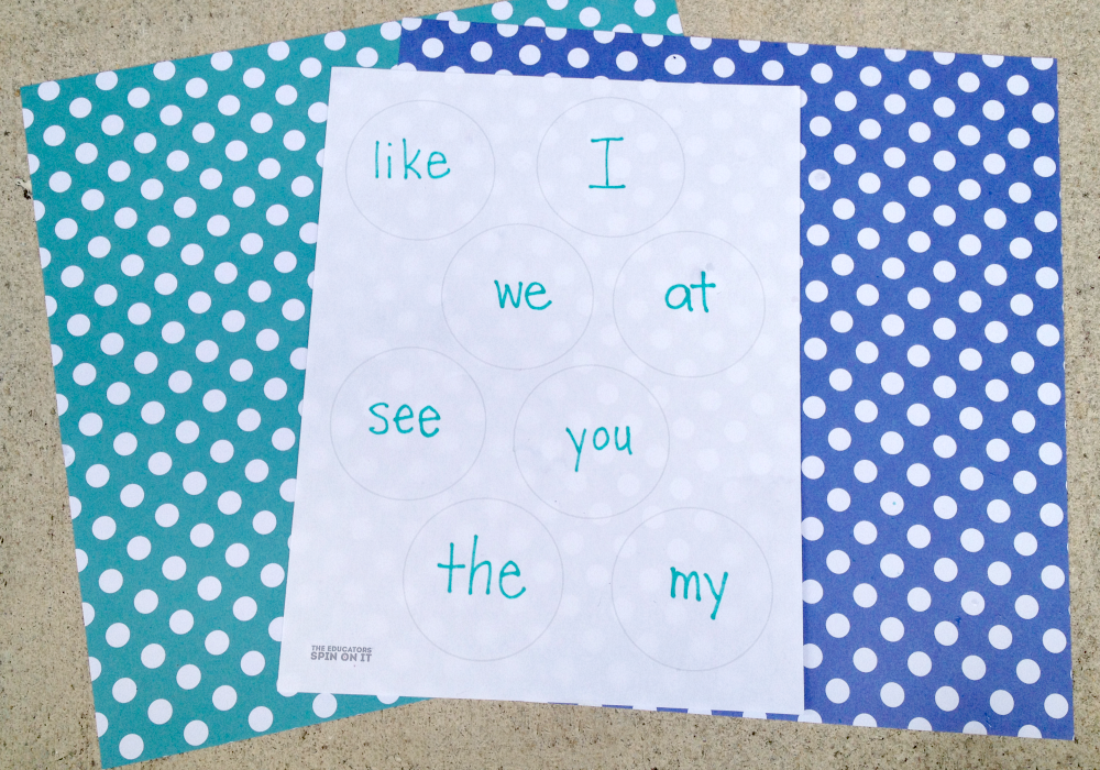 learn with seashells: letters and sight words | guest post by @educatorsspinon for @teachmama