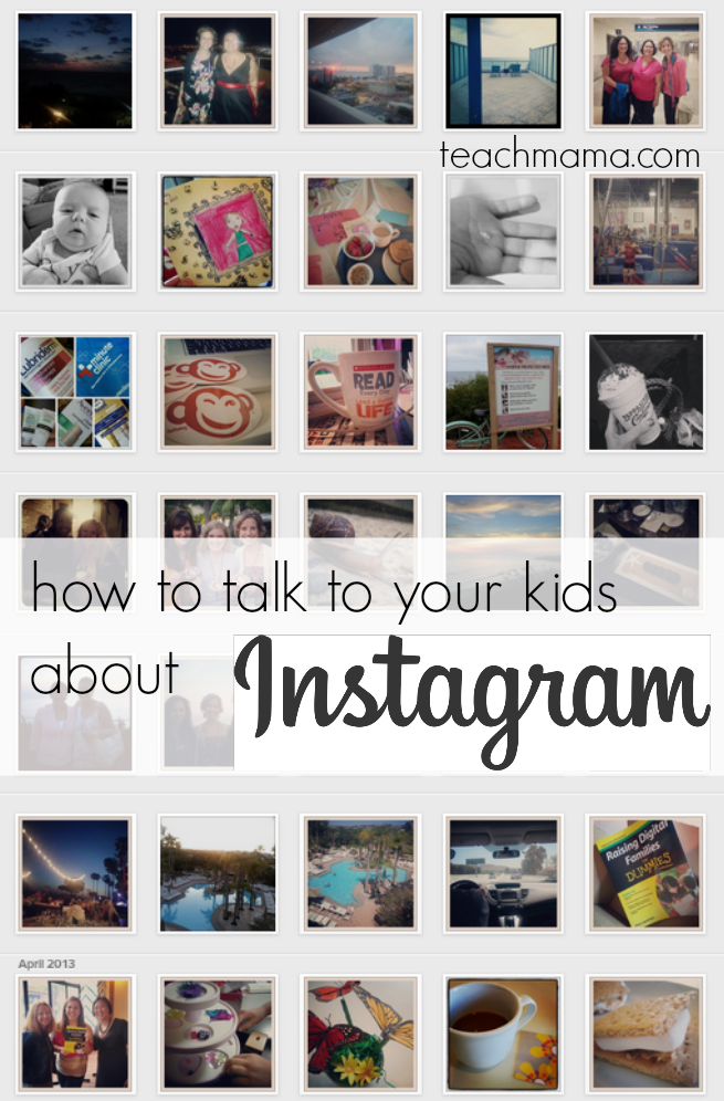 how to talk to your kids about instagram | teachmama.com #digitalliteracy #digitalkids
