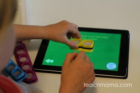 ipad toy for early math skills: tiggly counts