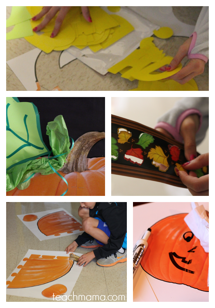 fall classroom decor- quick and easy for teachers and parents 