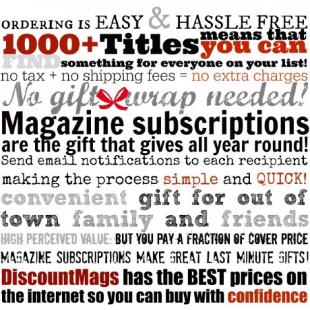 multi year magazine subscription | best holiday deal 