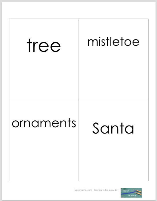 christmas guess the word game