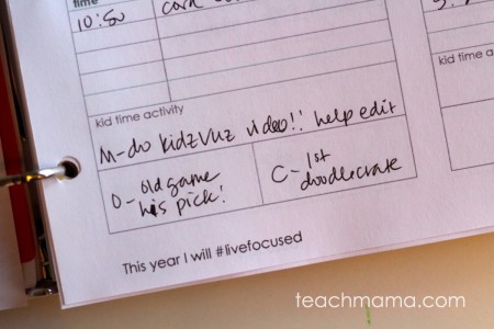 schedule kid time each each | teachmama.com