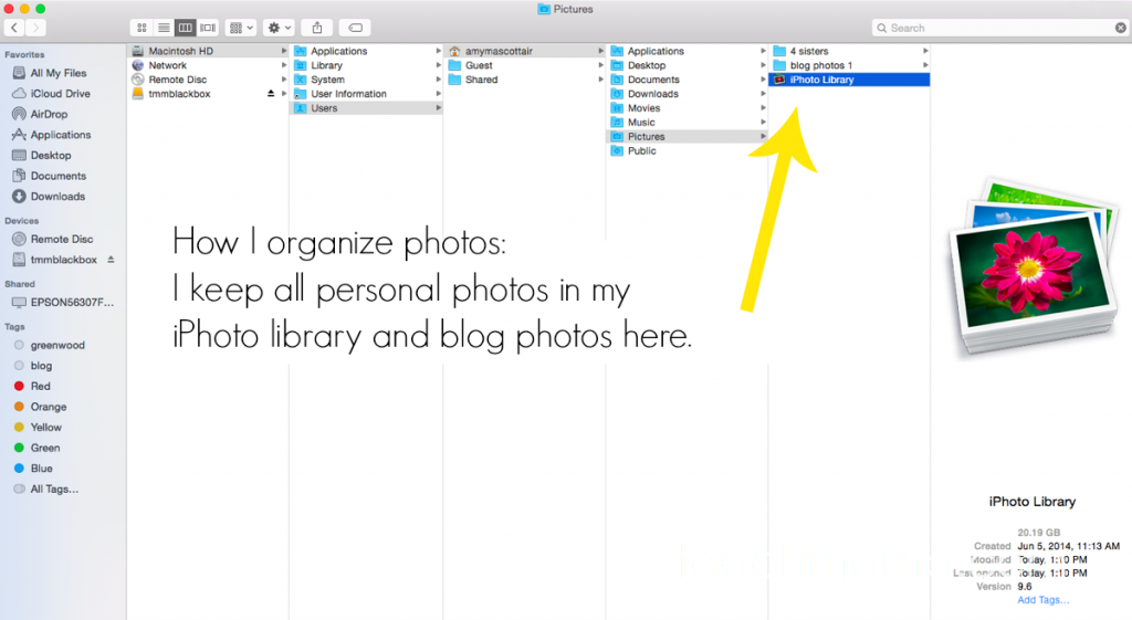 organize photos file system | teachmama.com