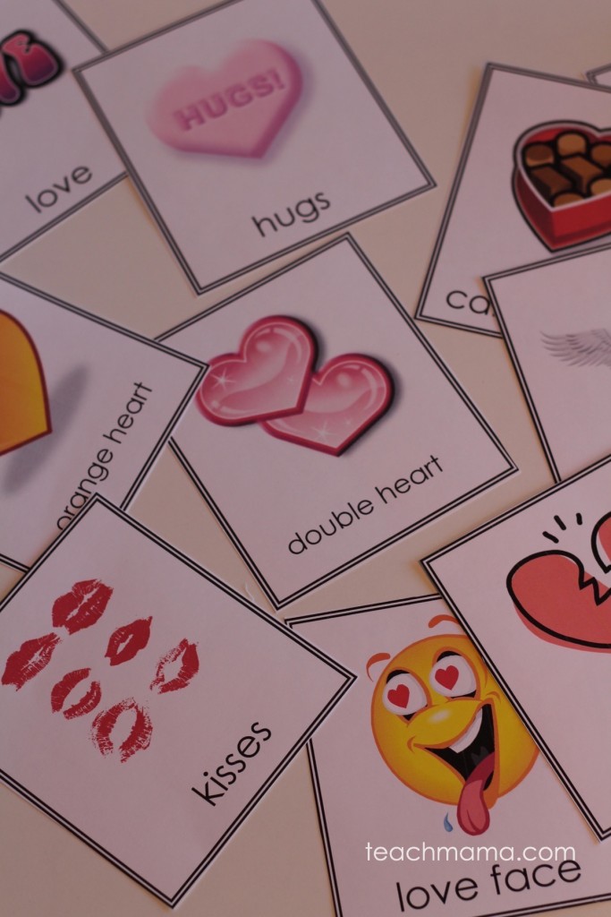 valentine's day heart bingo - teach mama
