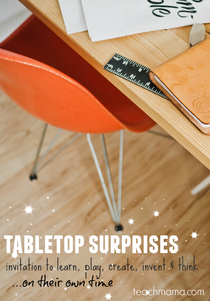 cool activities for kids all summer long: NEW tabletop surprises