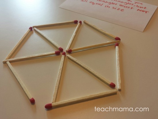 matchstick math: patterns, puzzles and critical thinking