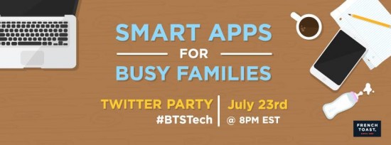 smart apps for busy families: get ready for back to school! #BTSTech chat