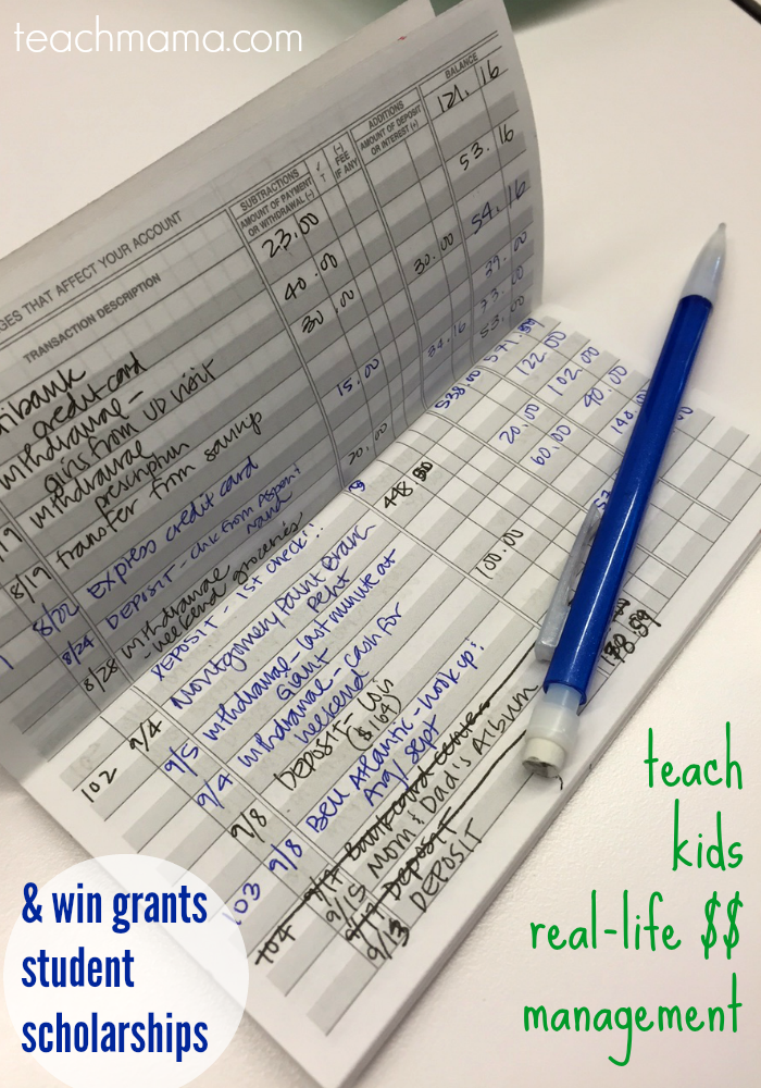 teach kids real life money management win grants and scholarships teachmama.com