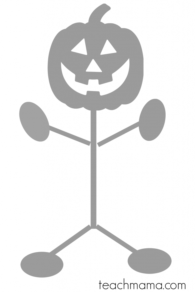 pumpkin man | halloween class party game | teachmama.com