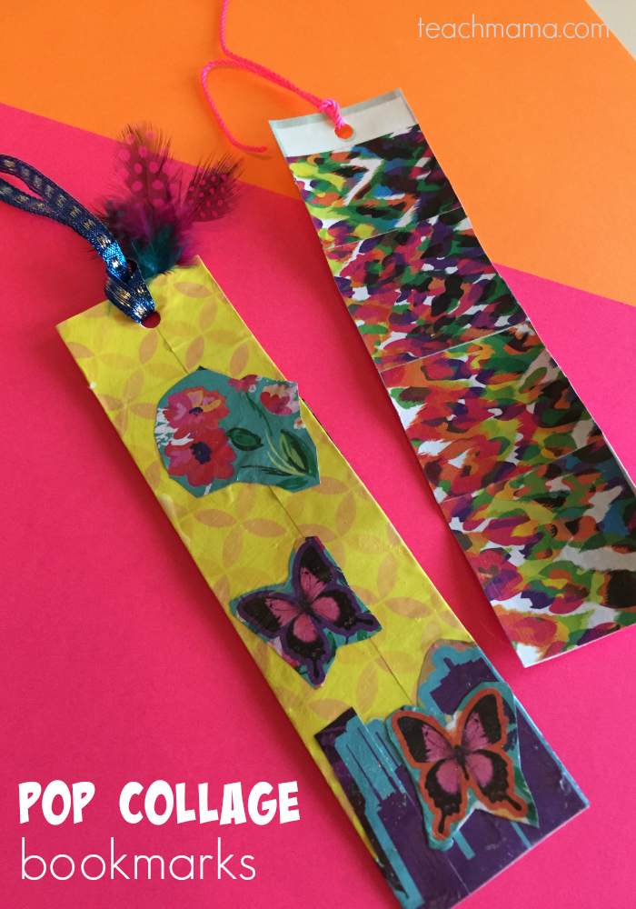5 cool handmade gifts that tweens love to make pop collage bookmarks teachmama.com