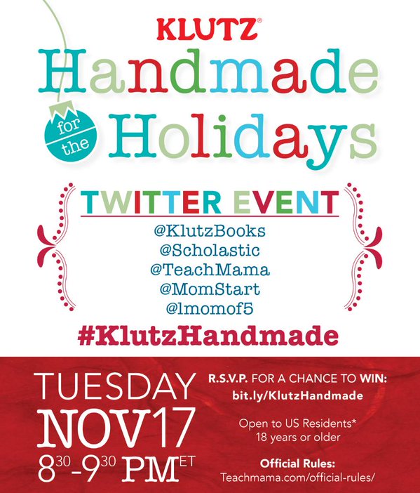 klutz twitter event #klutzhandmade