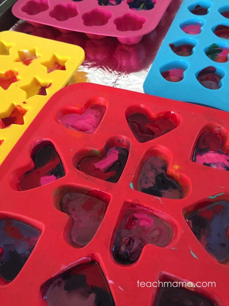 melted crayon valentines | handmade valentines | teachmama.com