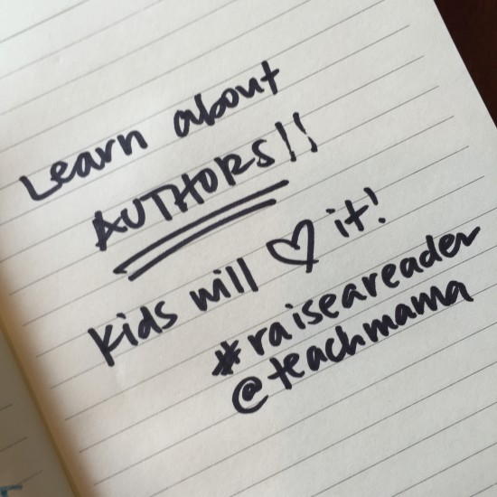 reading tip | learn about authors | teachmama.com