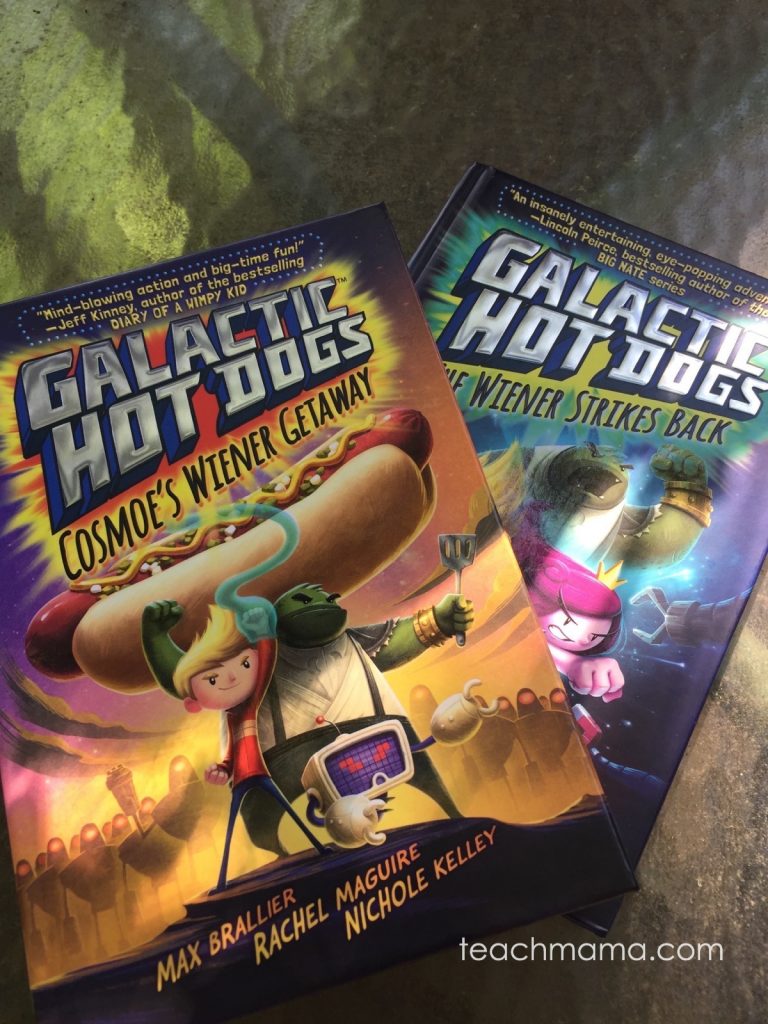 fun summer series for reluctant readers: Galactic Hot Dogs