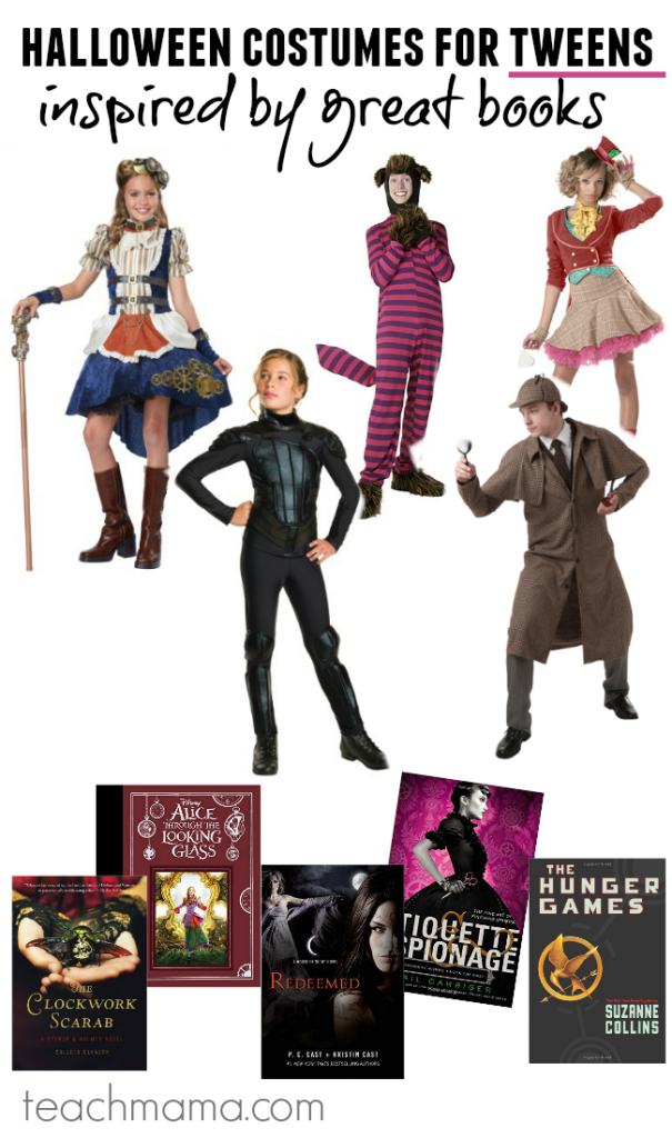 cool halloween costumes for tweens (costumes inspired by great books!) teachmama.com 1
