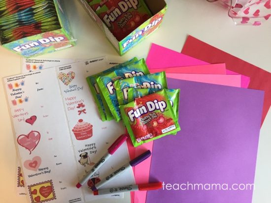 fun dip valentines | teachmama.com