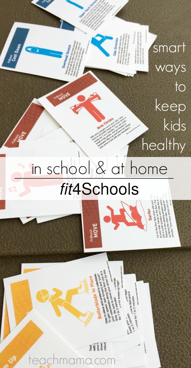 smart ways to keep kids healthy--in school and at home fit4Schools teachmama.com