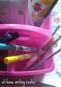 at home writing center | traveling writing center | teachmama.com