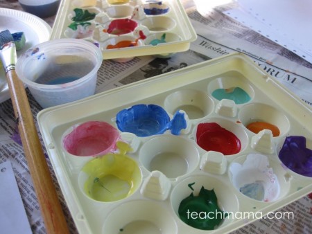 painting flower pots | teachmama.com