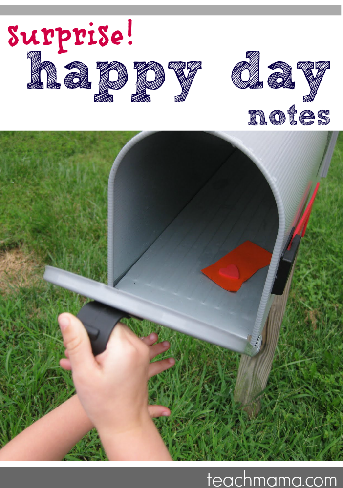 surprise happy day notes