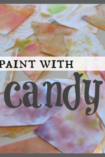 paint with candy | candy experiments