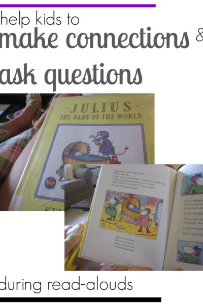 learning during read-alouds: making connections and questioning (with siblings!)