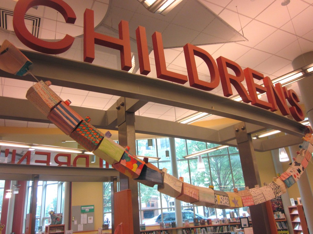 children's section of the library