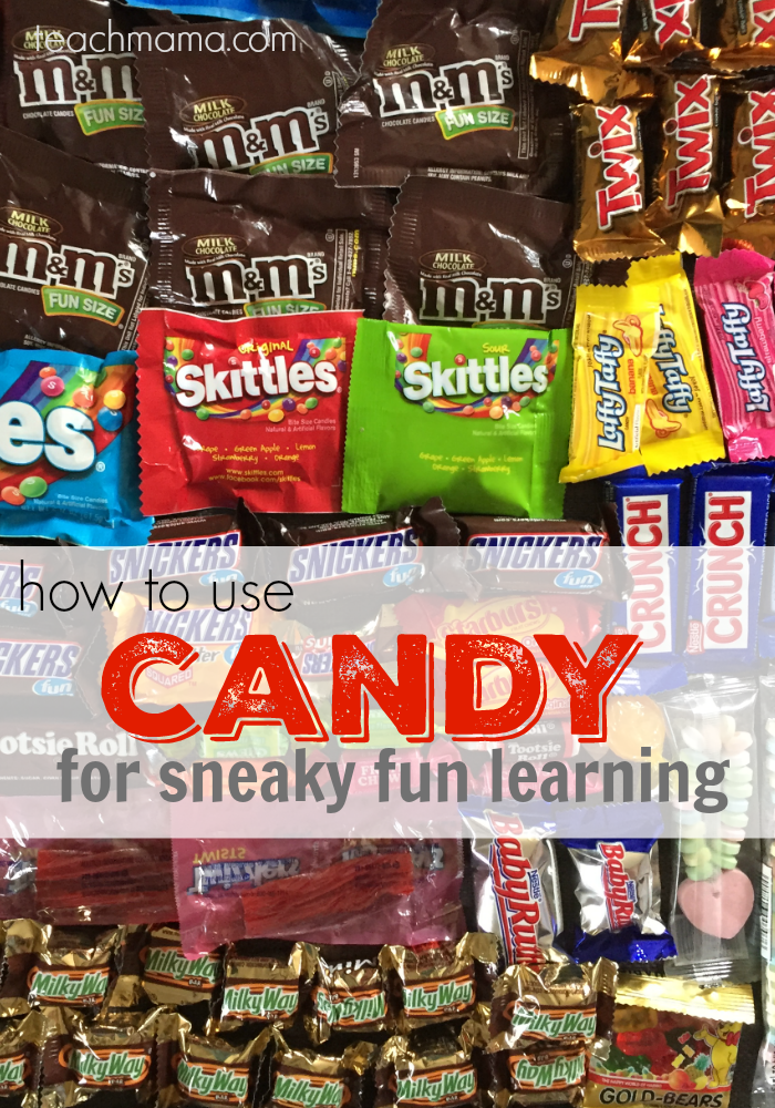 how to use halloween candy for (sneaky) fun learning